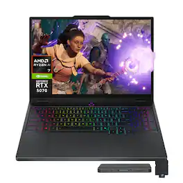 Lenovo - Legion5 15.1" WQXGA Gaming Laptop,Ryzen AI 7 350,16GB RAM,1TB SSD+1TB Dock Set,GeForce RTX 5070,Win 11Pro - Black