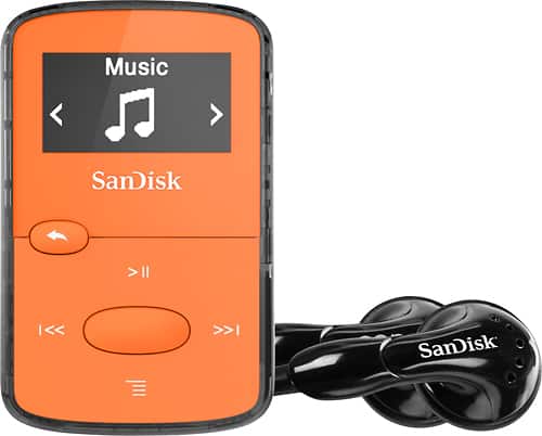 SanDisk - Clip Jam 8GB* MP3 Player - Orange-Front_Standard 