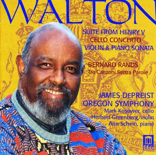 James DePreist - Rands/Walton/Mathieson : Henry V/Cello Concerto/Violin  - COMPACT DISCS