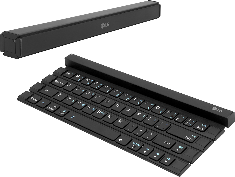 Best Buy: LG Rolly Wireless Keyboard Black KBB-700.ACUSBKI