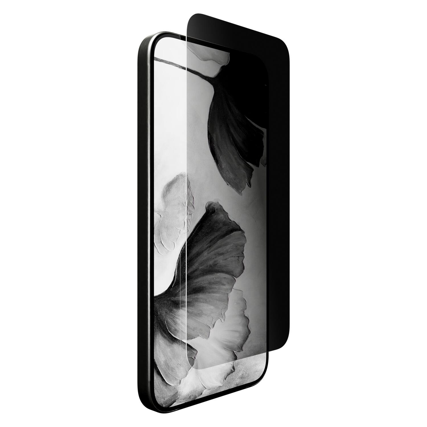 Angle. Cellhelmet - Cellhelmet Sp-120-c000 Privacy Tempered Glass For Iphone 16e/14/13/13 Pro With Alignment Tray - clear.