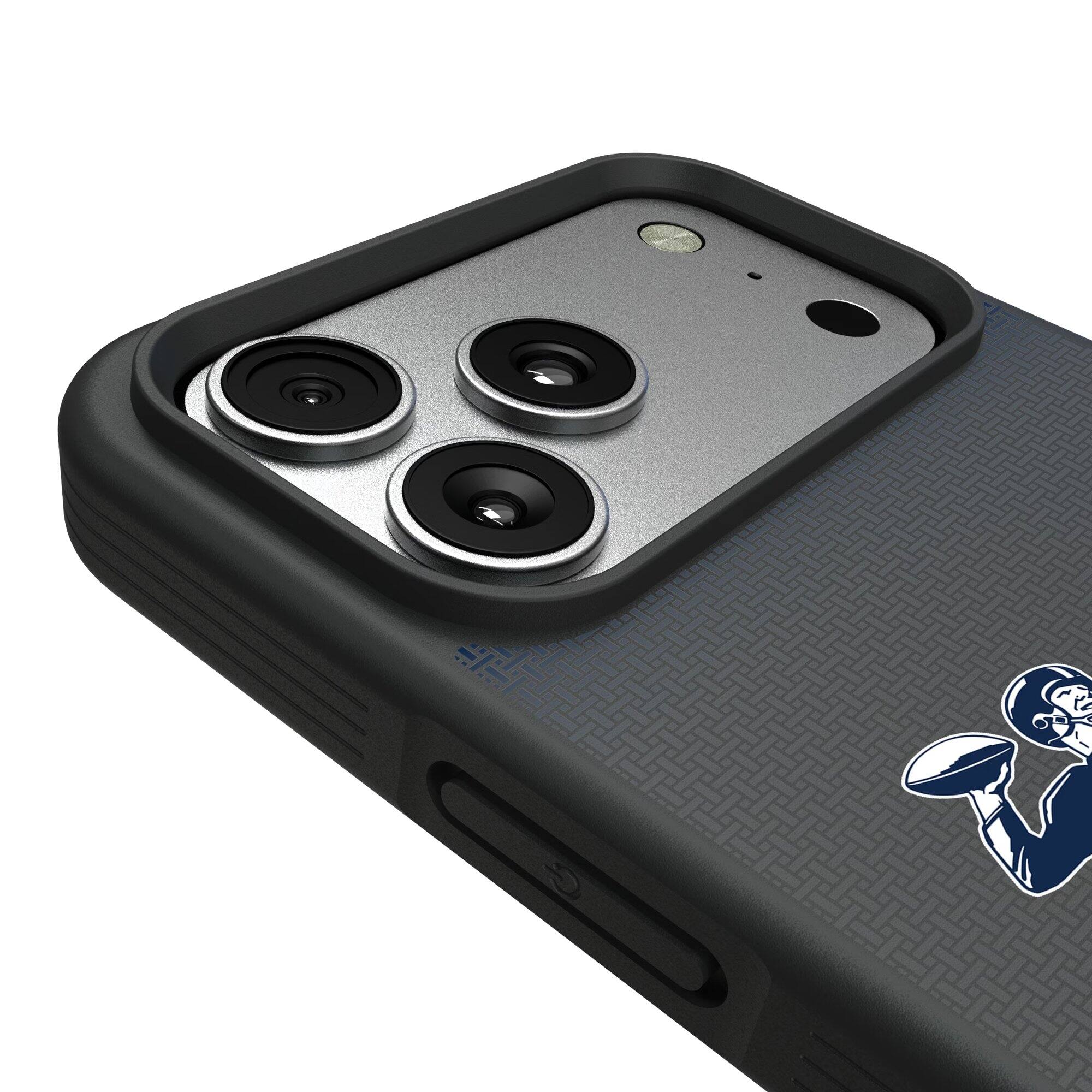 Alt View 2. Keyscaper - New York Giants Bump Case with 8.2ft Drop Protection - 15 Pro Max - Black.