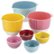 Angle Zoom. Cake Boss - 7-Piece Mixing and Prep Bowl Set - Blue/Pink/Yellow/Red.