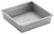 Angle Zoom. Cake Boss - Professional 8" Square Cake Pan - Silver.