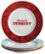 Front Zoom. Cake Boss - 8" Dessert Plates (4-Count) - Red/Yellow/Blue/Pink.