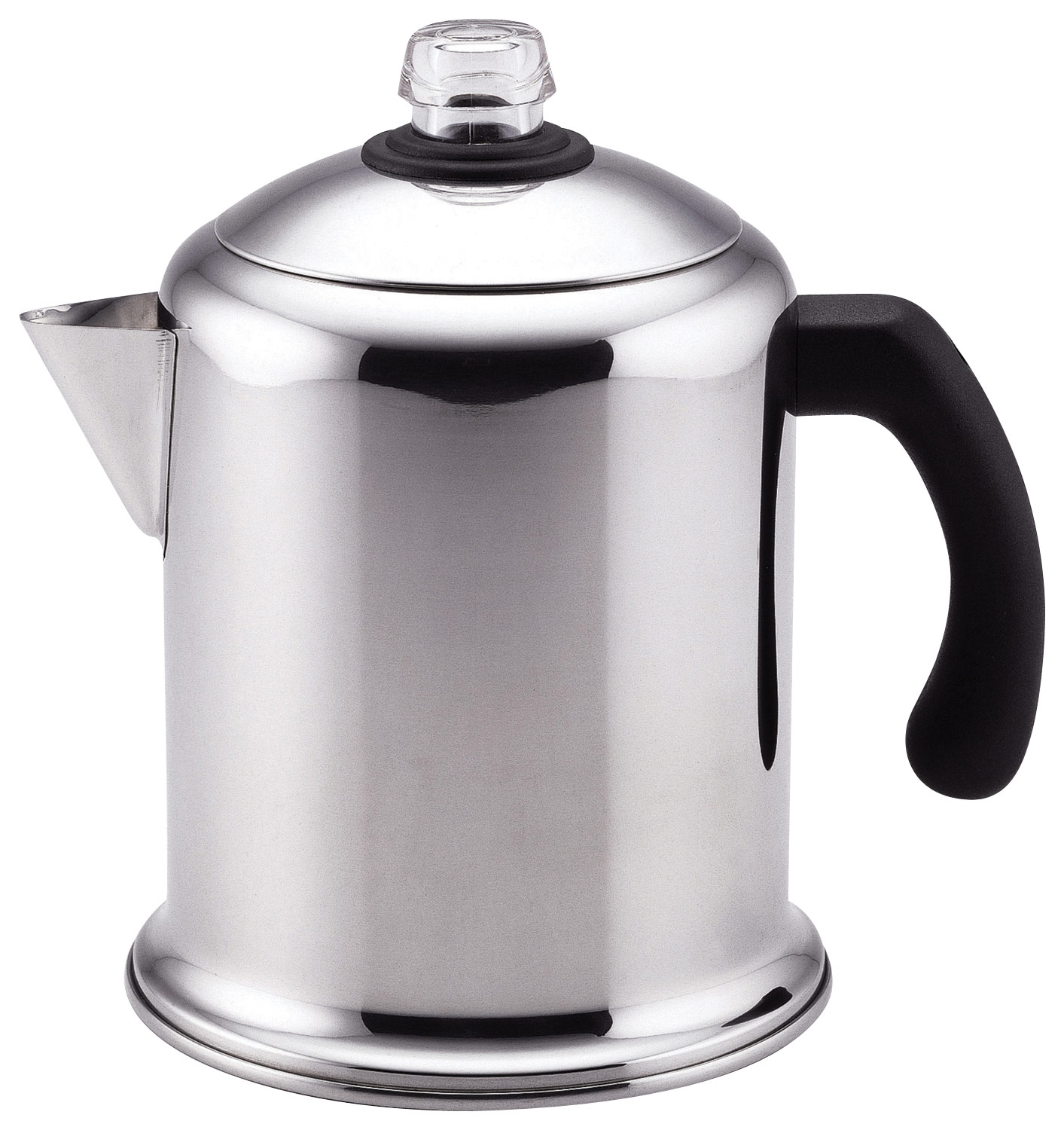 Farberware 50124 Classic Yosemite Stainless Steel Coffee Percolator - 8  Cup, Silver