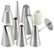 Front Zoom. Cake Boss - 10-Piece Flower Decorating Tip Set - Stainless Steel.