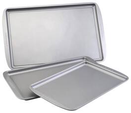 Farberware - 3-Piece Cookie Pan Set - Gray