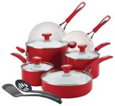Angle Zoom. SilverStone - CXi 12-Piece Cookware Set - Chili Red/White.