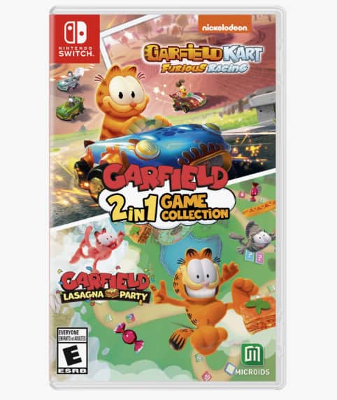 Garfield 2-in-1 Game Collection: Garfield Kart Furious Racing and Garfield Lasagna Party - Nintendo Switch - Nintendo Switch