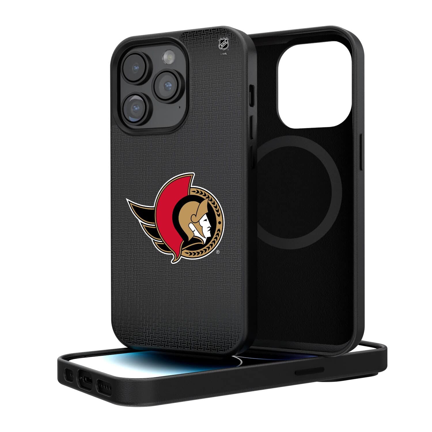 Keyscaper - NHL - Ottawa Senators Linen Logo iPhone Magnetic Bump Case - 15 Pro Max - Black price history on PriceWatchPro
