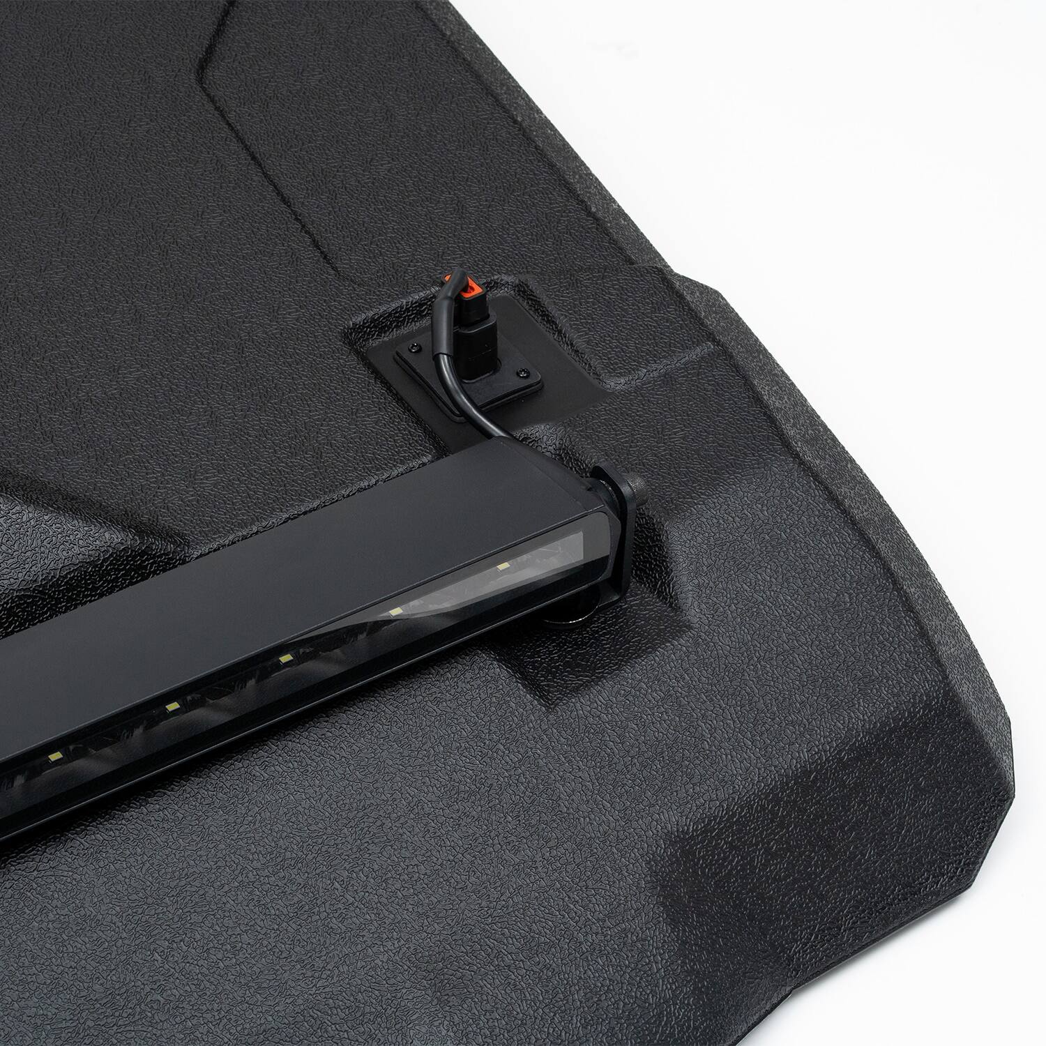 Alt View 23. MB Quart - Tuned 7 Speaker Audio Roof with 7 Inch LED Source Unit for Polaris Ranger - Black.