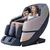 Front. MassaMax - MassaMAX MT339 4D Full Body Stretch Massage Chair ,Body Scan,Extended Footrest&Foot Rollers,Heat(Magic black) - Magic Black.