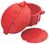 Angle. SilverStone - 3.4qt Microwave Pressure Cooker - Chili Red.