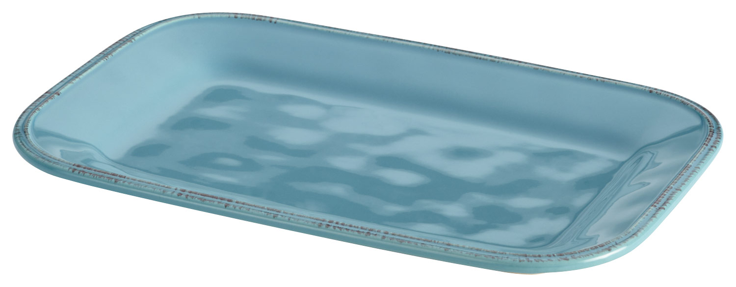  Rachael Ray - Cucina Rectangular Platter - Agave Blue