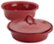 Angle Zoom. Rachael Ray - Cucina 3-Piece Casserole and Lid Set - Cranberry Red.