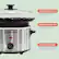 Alt View 1. Elite Gourmet - 2Qt. Oval Slow Cooker - Stainless Steel.