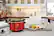 Alt View Zoom 16. Elite Gourmet - 2Qt. Oval Slow Cooker - Red.