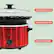 Alt View Zoom 1. Elite Gourmet - 2Qt. Oval Slow Cooker - Red.