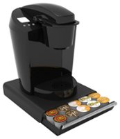 Mind Reader - Coupe Coffee Pod Drawer - Black/Silver - Angle_Zoom