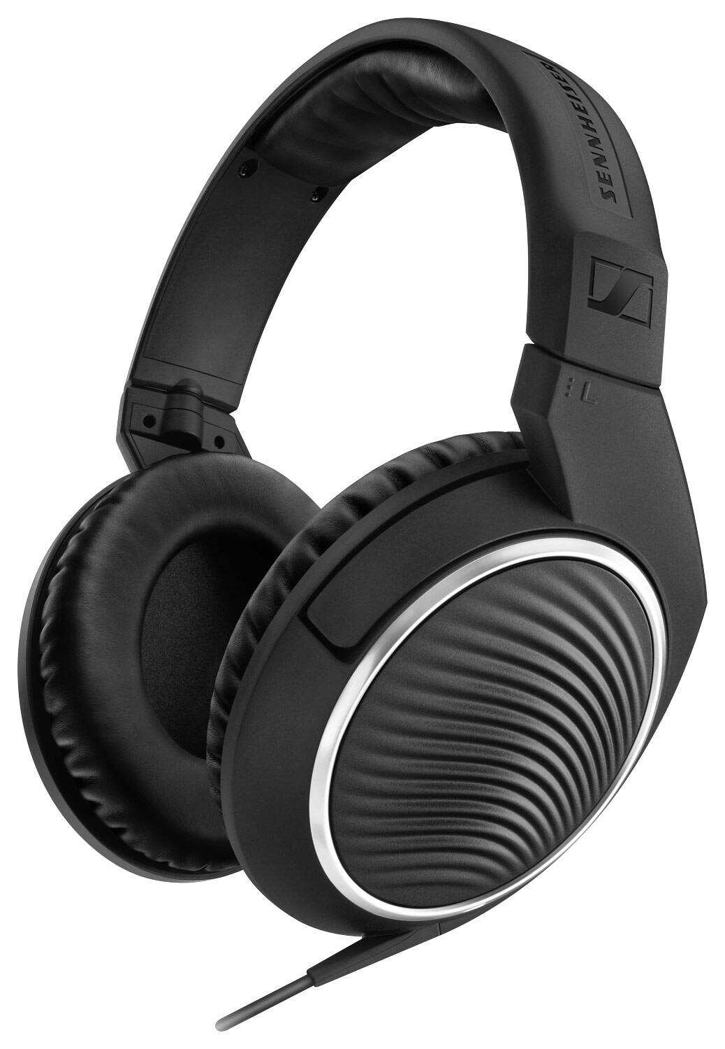Front. Sennheiser - Over-the-Ear Headphones - Black.