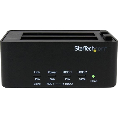 StarTech.com Hard Drive Duplicator Eraser Dock SATDOCK2REU3 Best Buy