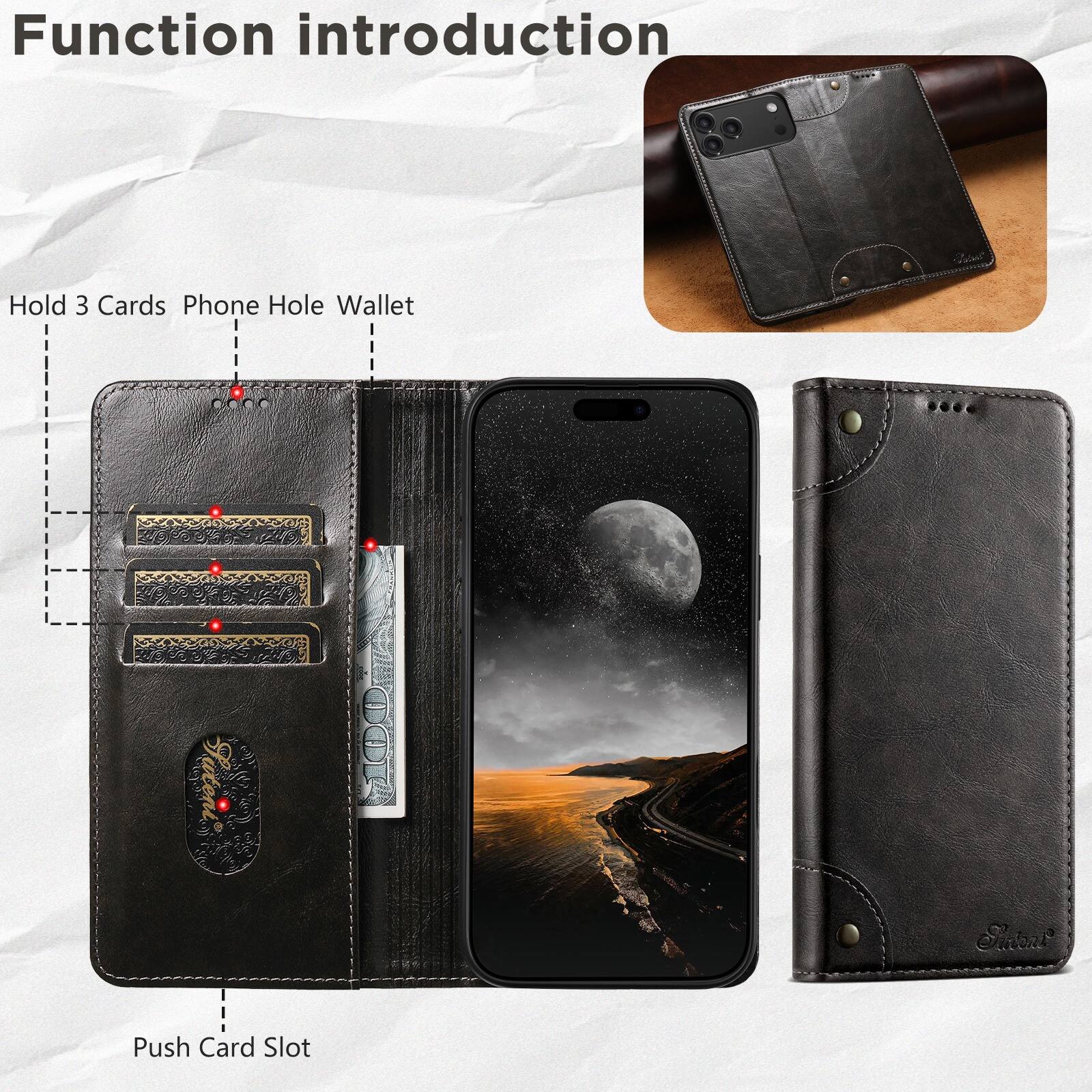 Function introduction

Hold 3 Cards Phone Hole Wallet

Push Card Slot
