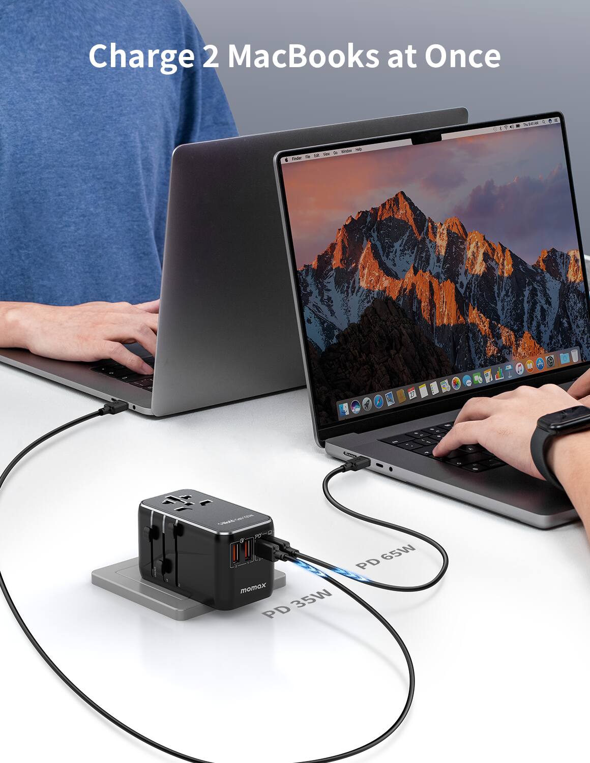 Charge 2 MacBooks at Once.