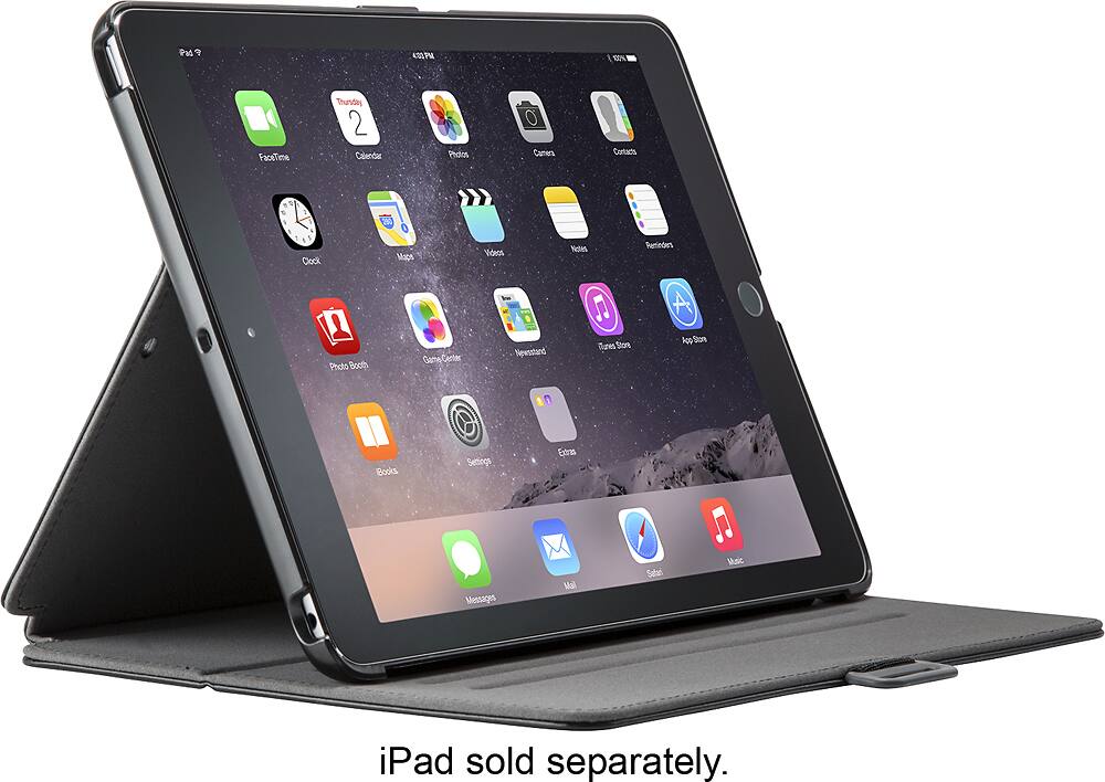Best Buy Speck StyleFolio Case for Apple® iPad® mini 4 Black/Slate