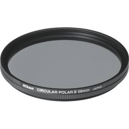 Nikon - 58mm Circular Polarizer II Thin Ring Multi-Coated Filter