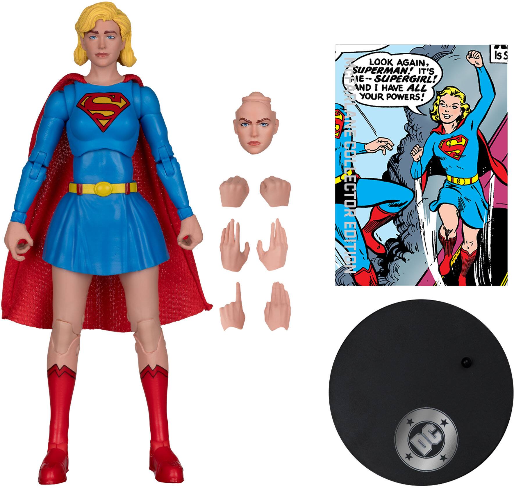 Look again, Superman! It's me--Supergirl! And I have all your powers!  
Collector Edition - Issue 5  
DC