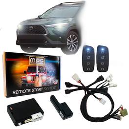 MPC - 4-Button Remote Starter For 2022-2025 Toyota Corolla Cross - Plugin T-Harness - Black