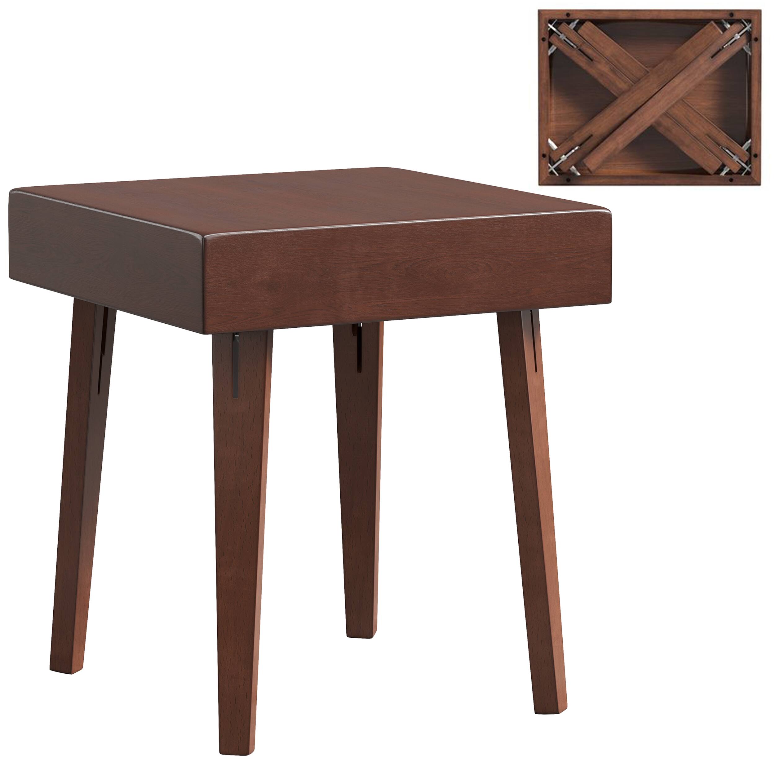 Alt View 5. Stakmore - Stakmore Occasional Folding End Table, Espresso Finish - Espresso.