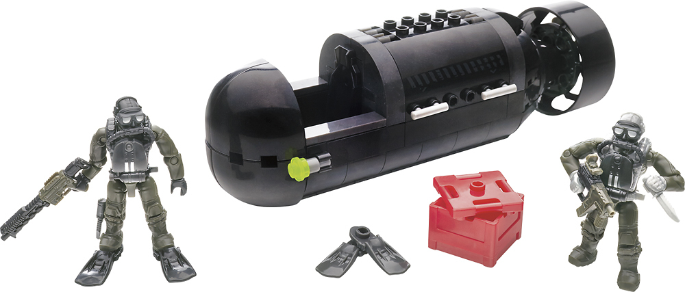 Best Buy: Mega Bloks Call of Duty SEAL Sub Recon Construction Set  Black/Gray/Red CNG80