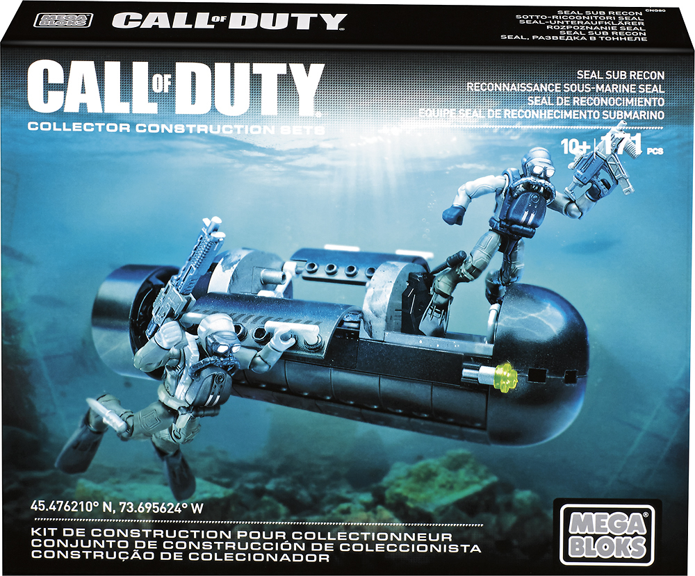 MEGA Bloks Call of Duty Seal Sub Recon 171pcs CNG80 for sale online 