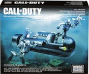 Front Zoom. Mega Bloks - Call of Duty SEAL Sub Recon Construction Set - Black/Gray/Red.