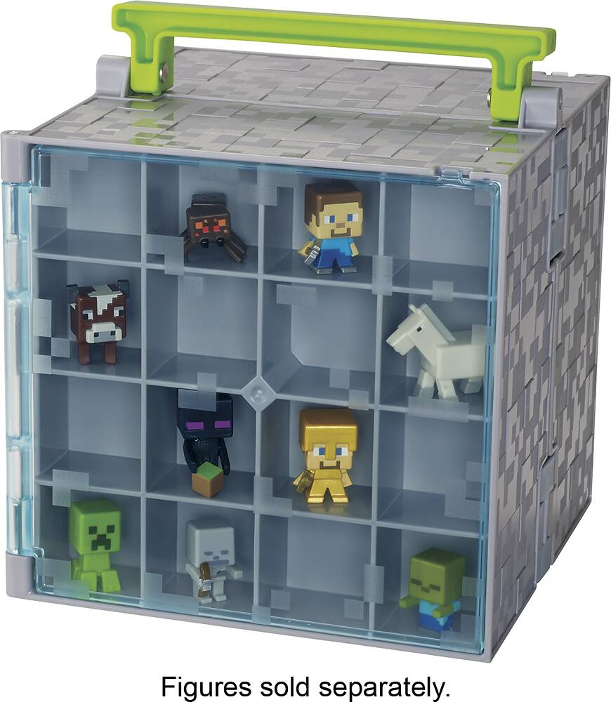 Best Buy: Mattel Minecraft Mini-Figure Collector Case Gray DFN48