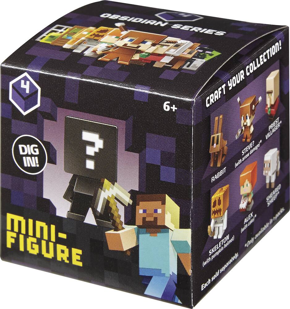 KIT 6 Bonecos My World Big Figure 8cm - Minecraft