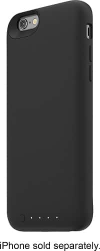 mophie - juice pack reserve External Battery Case for Apple® iPhone® 6 and iPhone 6s - Black - Larger Front