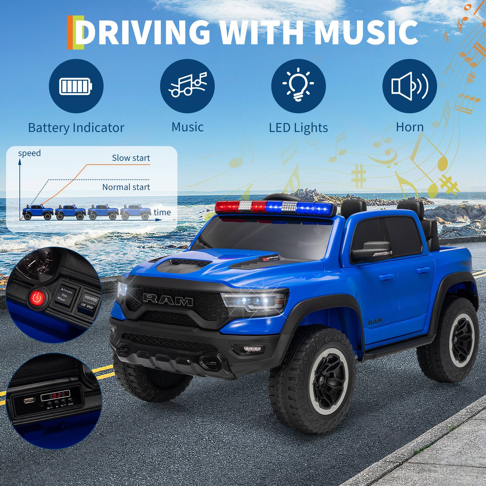 Boys Toys Carrera RC Officially Licensed Ford F-150 Raptor Remote ...