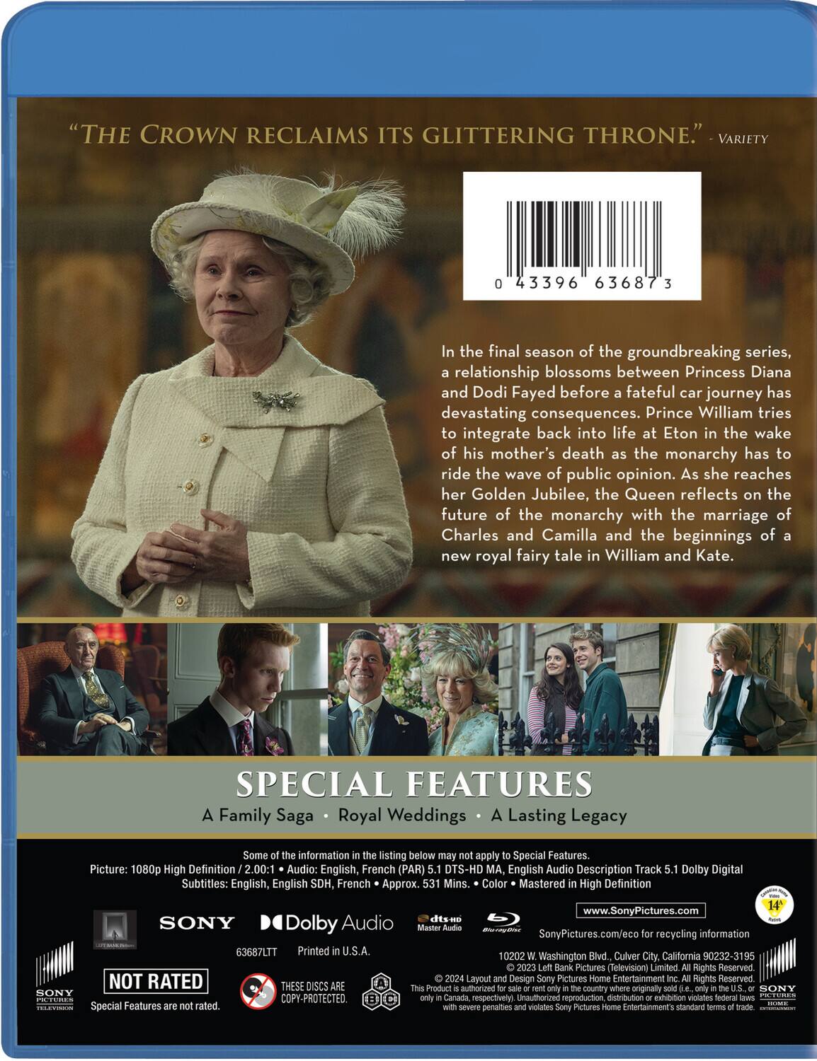 Alt View 1. The Crown: The Complete Final Season (The Sixth Season)   - BLU-RAY.
