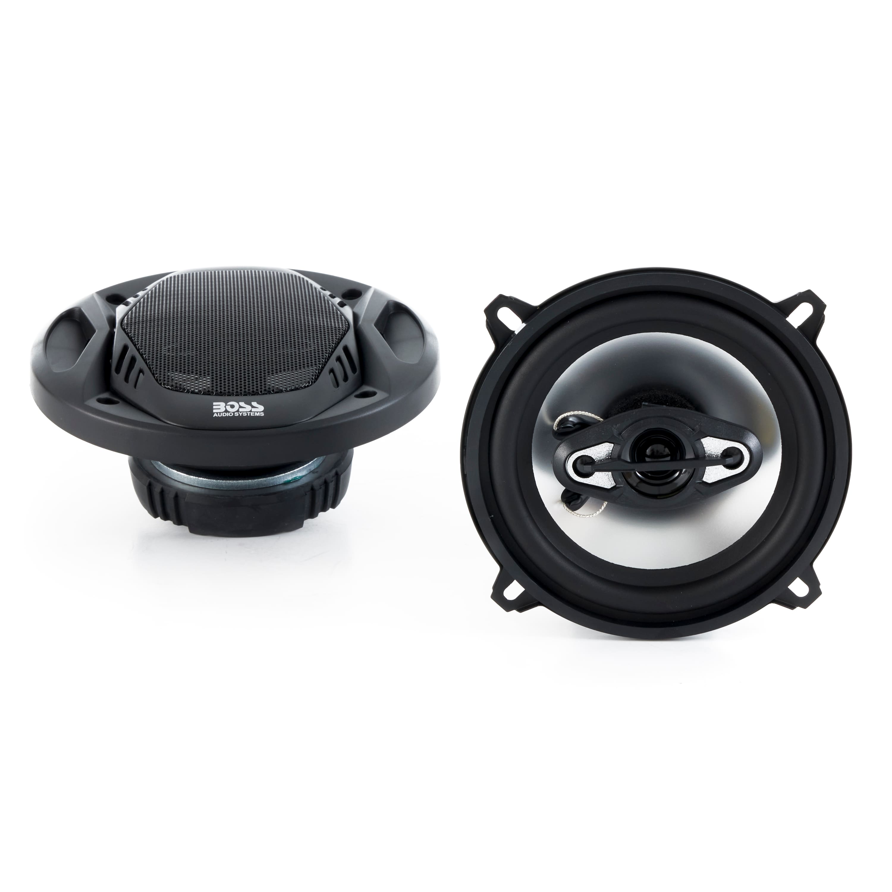 BOSS Audio - BOSS NX524 5.25" 300W 4-Way Car Audio Coaxial Speakers Stereo 4 Ohm - Black