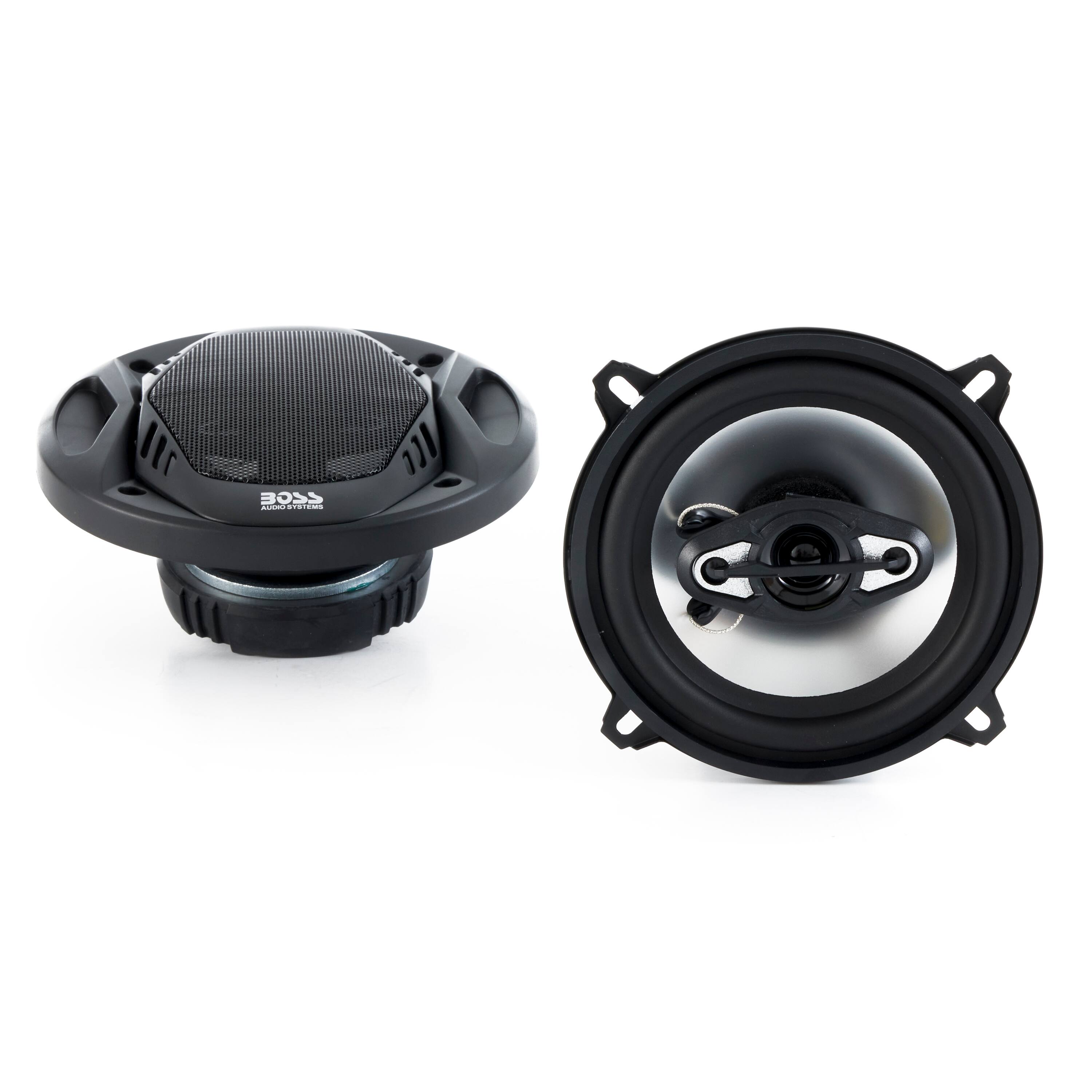 BOSS Audio - BOSS NX524 5.25" 300W 4-Way Car Audio Coaxial Speakers Stereo 4 Ohm - Black