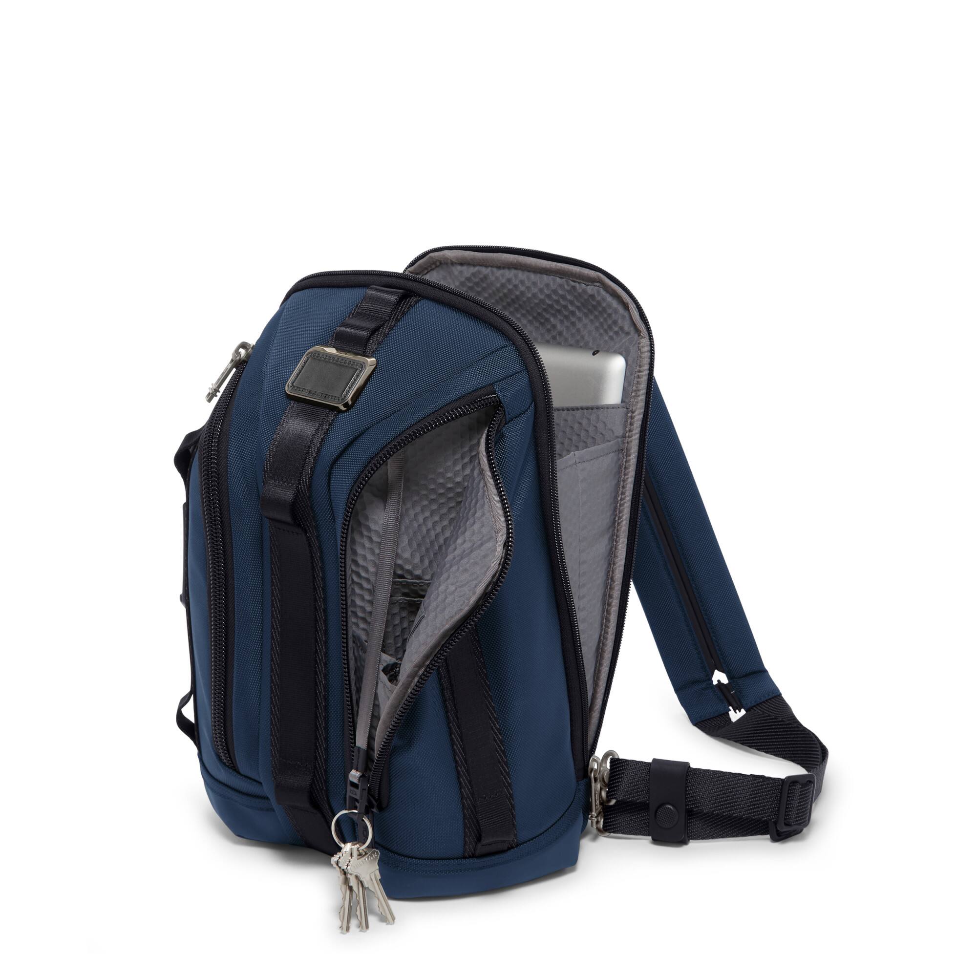Angle. TUMI - Knight Sling - Navy.