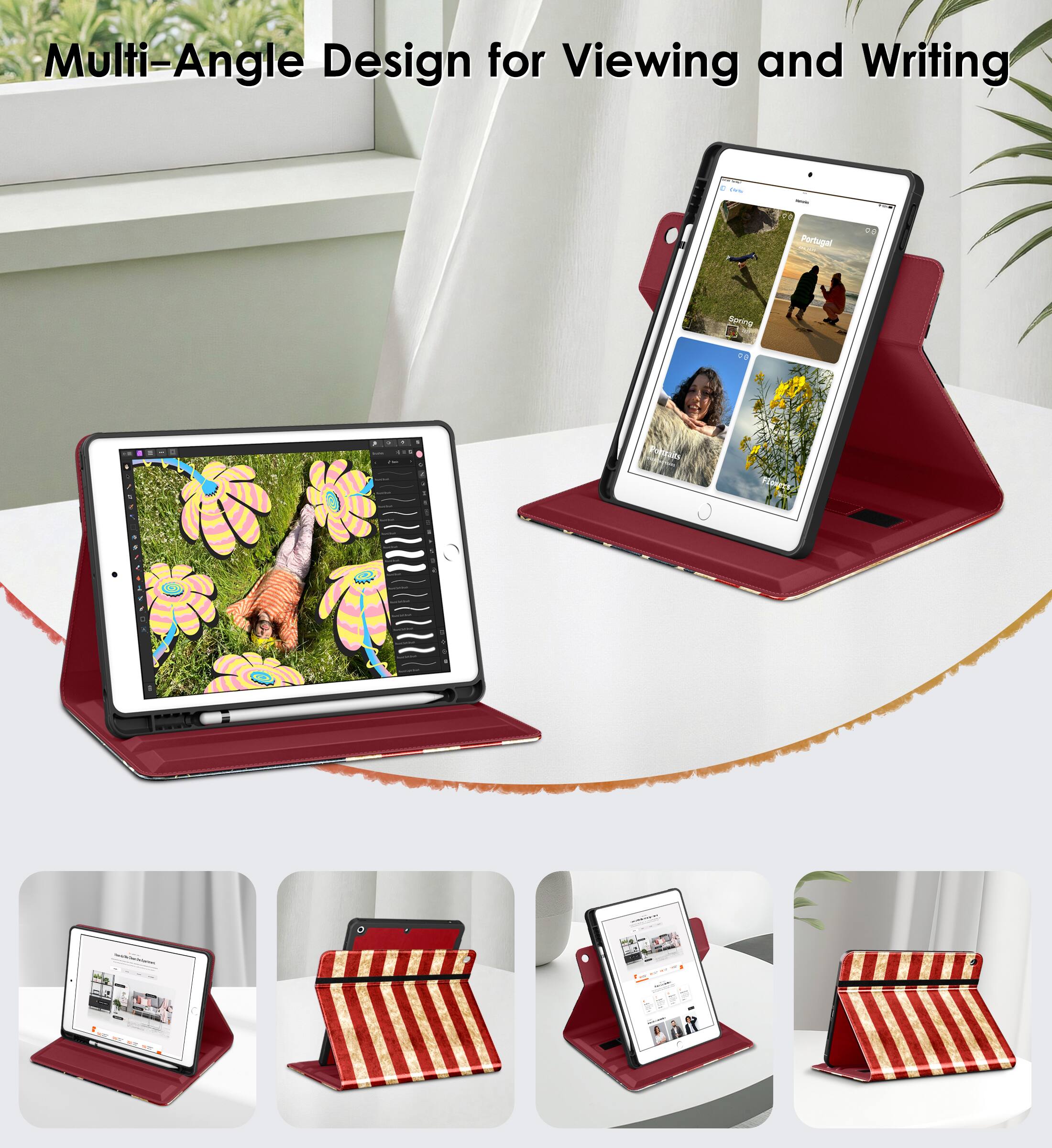 Multi-Angle Design for Viewing and Writing.