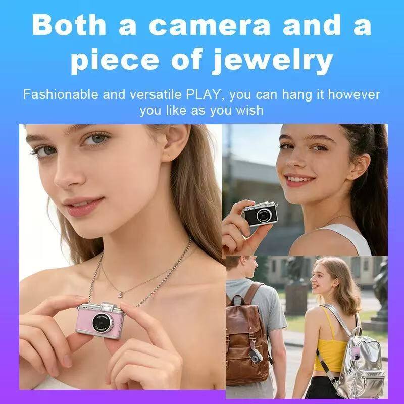 Both a camera and a piece of jewelry

Fashionable and versatile PLAY, you can hang it however you like as you wish