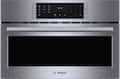 Bosch - Benchmark Series 1.6 Cu. Ft. Convection Built-In Microwave with Sensor Cooking - Stainless Steel