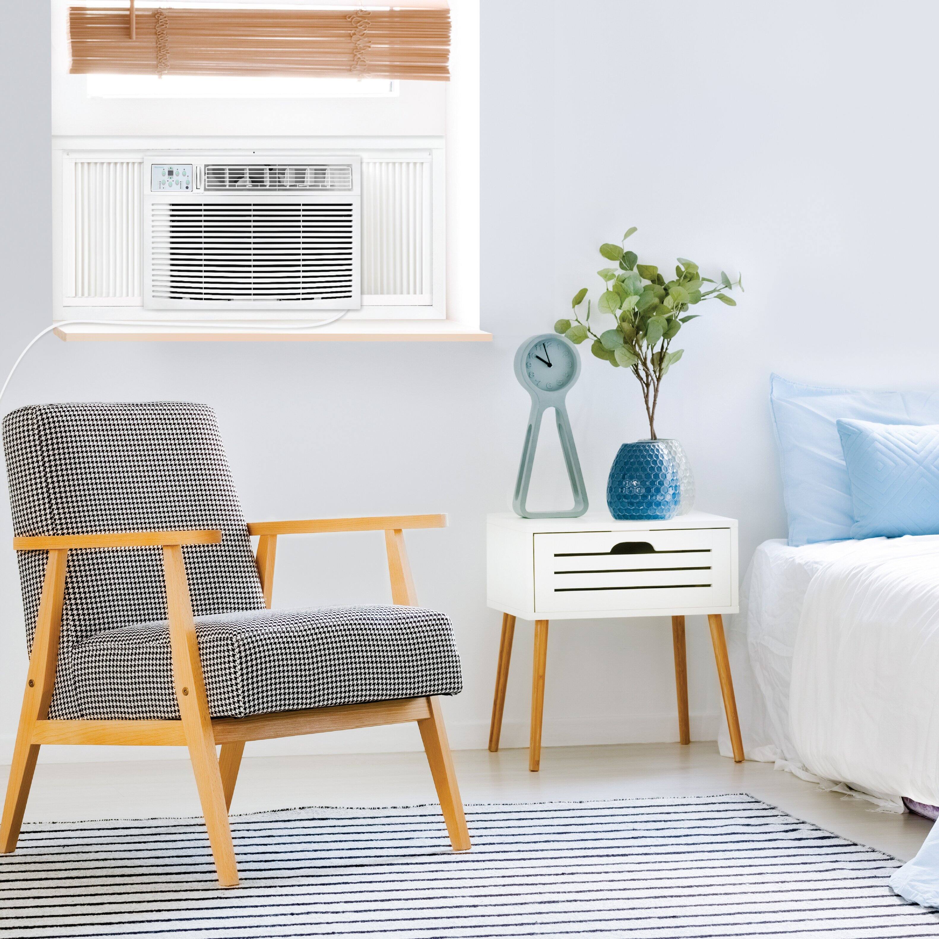 Alt View 24. Keystone - Keystone 18,800/18,400 BTU 230V Window Air Conditioner with 16,000 BTU Supplemental Heat Function - White.