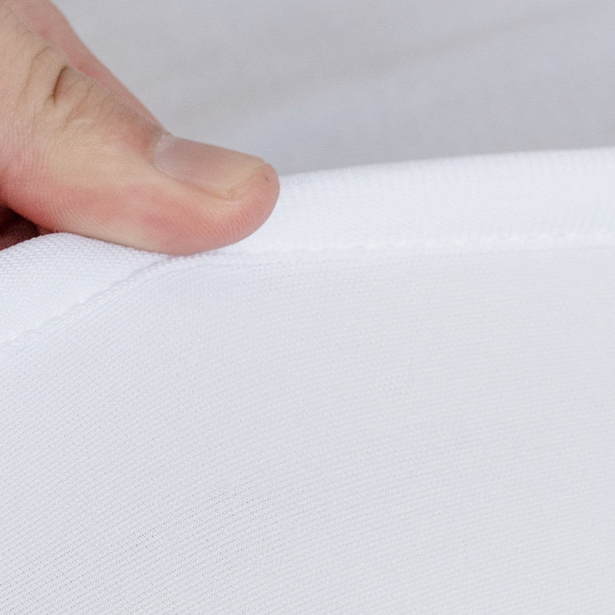 Angle. Sugift - Electric Heated King Size Mattress Pad with Adjustable Temperatures 10 H Timer - White.