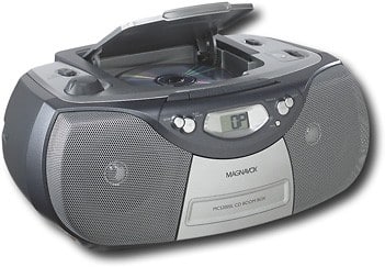 Best Buy: Magnavox CD Boombox with Cassette Player MCS200SL1